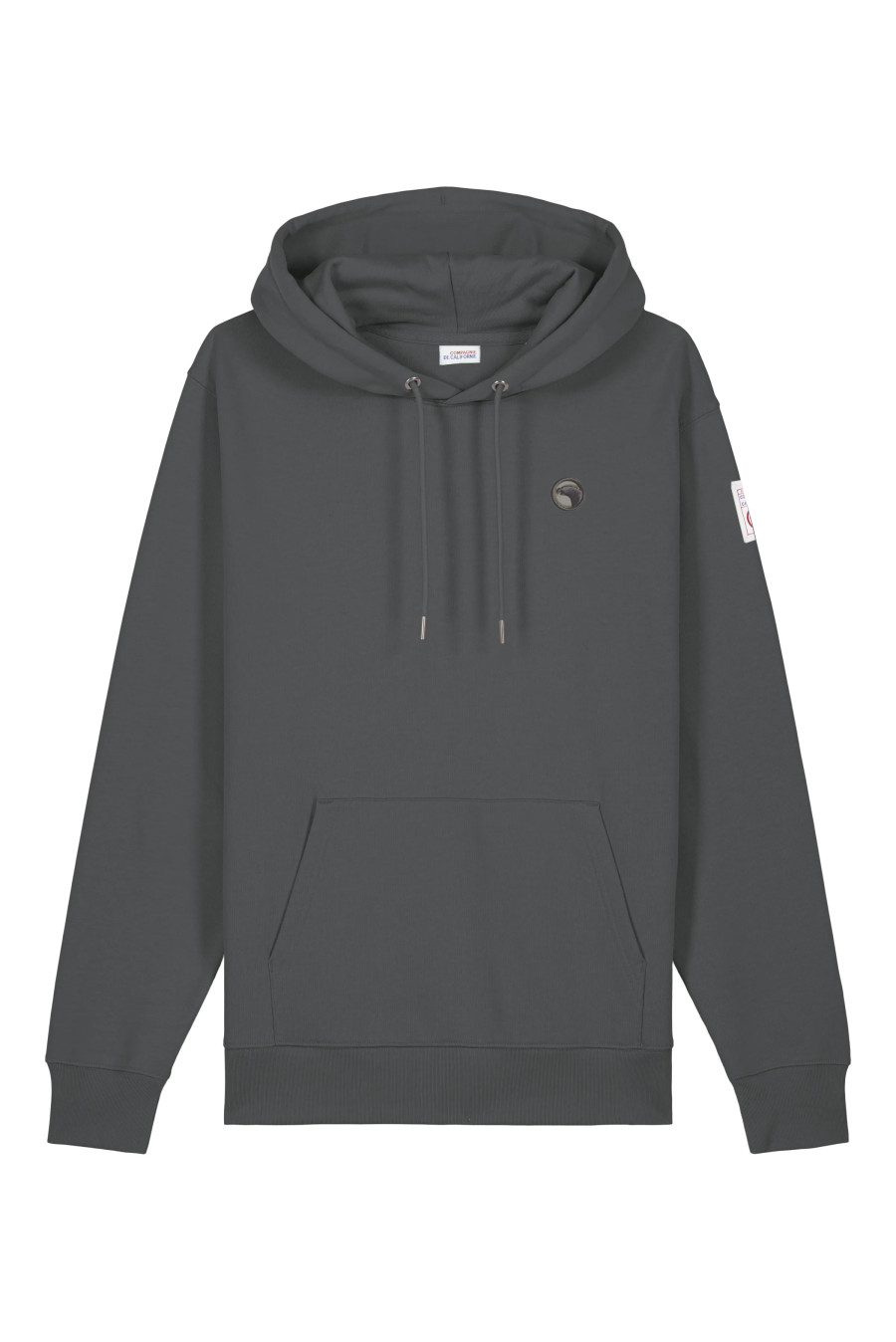 Compagnie De Californie AW26 KIDS SWEAT A CAPUCHE SWNOZIP ANTHRACITE