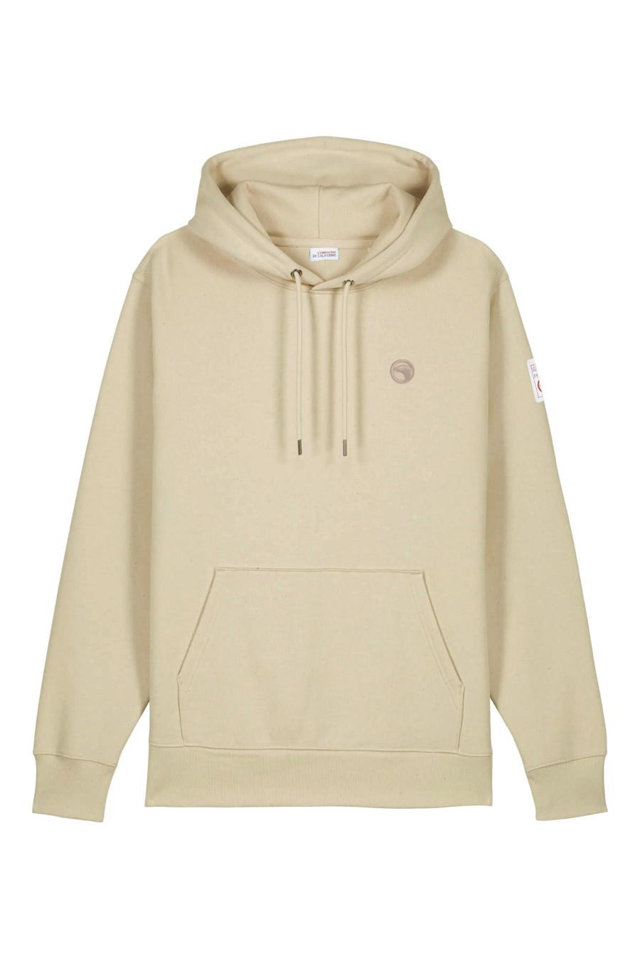 compagnie de californie AW26 KIDS SWEAT A CAPUCHE SWNOZIP BEIGE