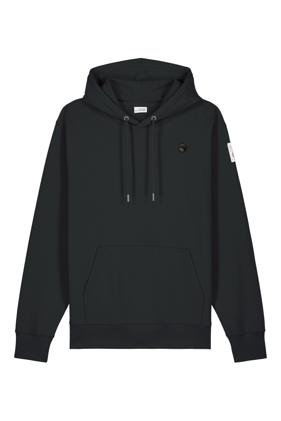 compagnie de californie AW26 KIDS SWEAT A CAPUCHE SWNOZIP NOIR