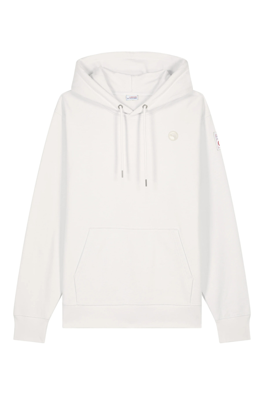 compagnie de californie AW26 KIDS SWEAT A CAPUCHE SWNOZIP OFF WHITE