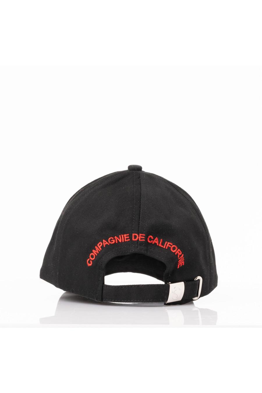 Compagnie De Californie CASQUETTE WEST HOLLYWOOD BLACK/RED KIDS
