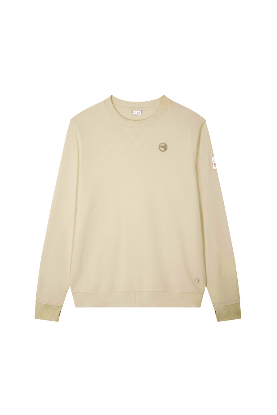 compagnie de californie AW25 SWEAT COL ROND BEIGE