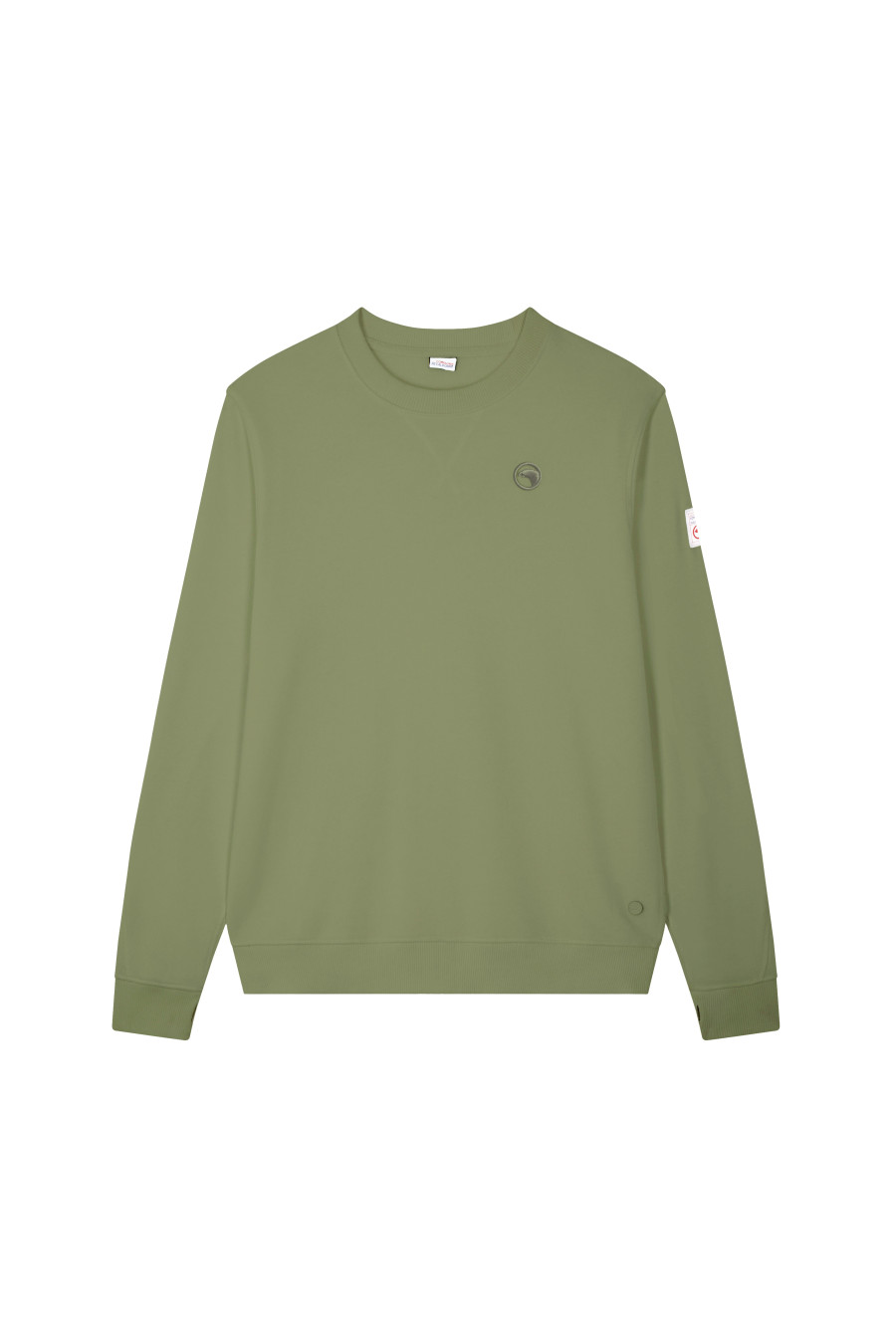 compagnie de californie AW25 SWEAT COL ROND KAKI