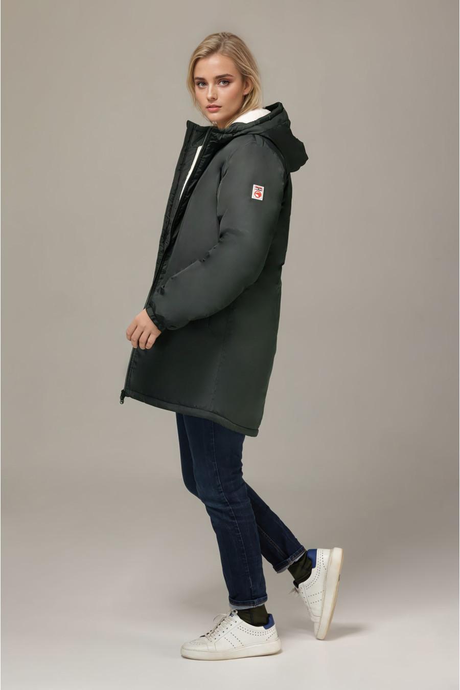 compagnie de californie PARKA NYLON KAKI femme