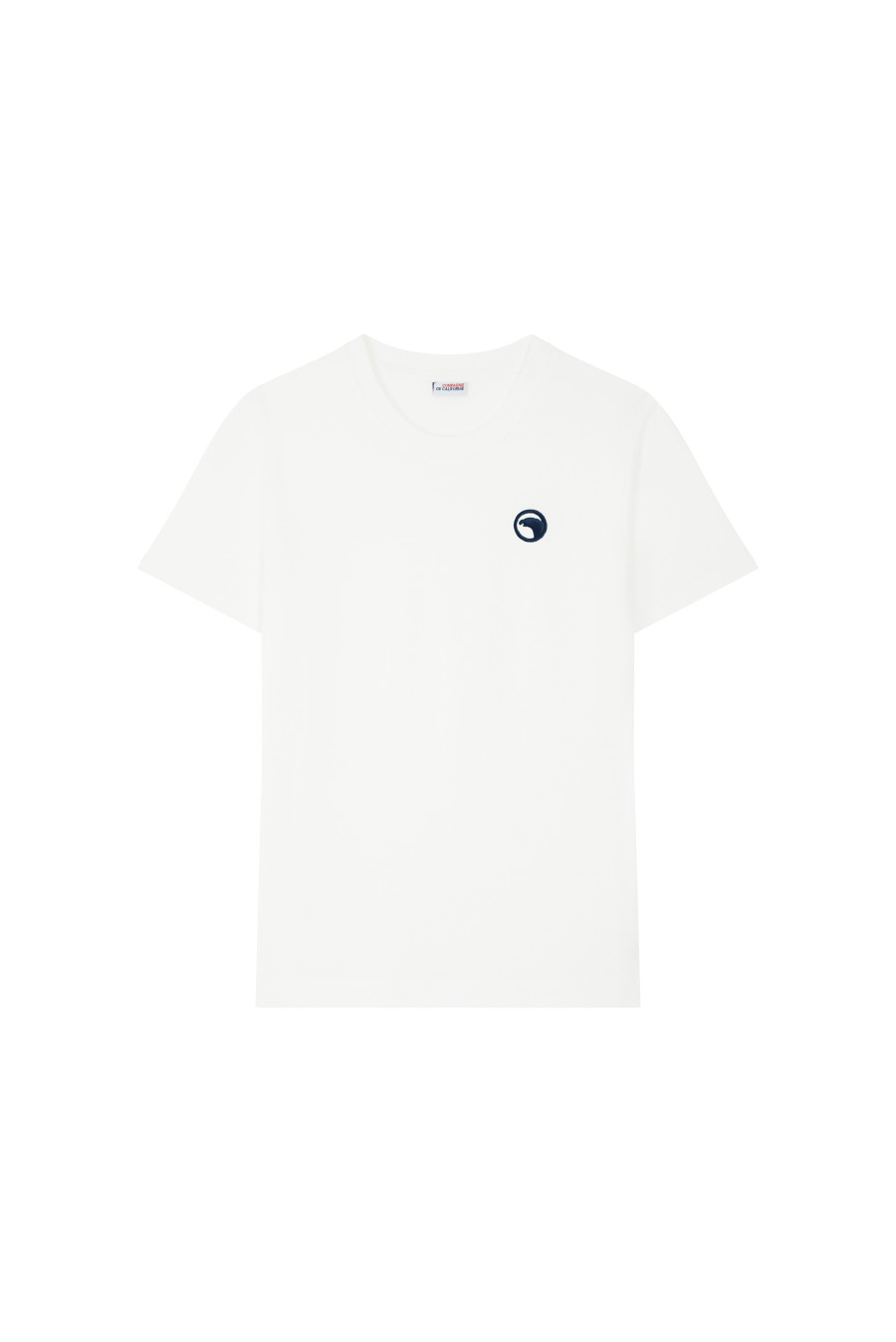 compagnie de californie SS25 T-SHIRT MC BROD WHITE