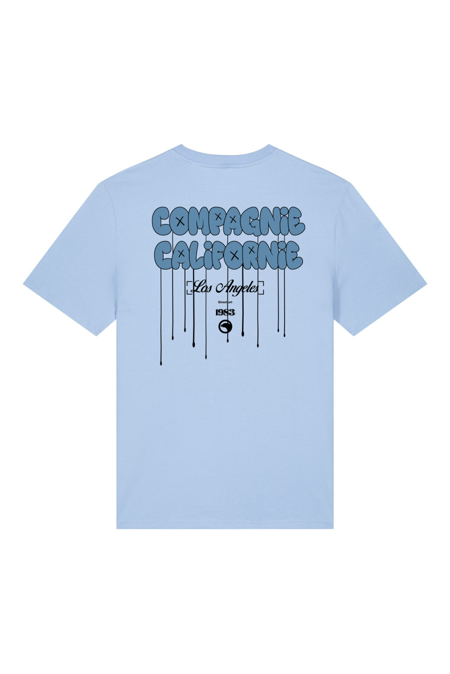 compagnie de californie SS25 KIDS T-SHIRT ART 12 BLEU CIEL