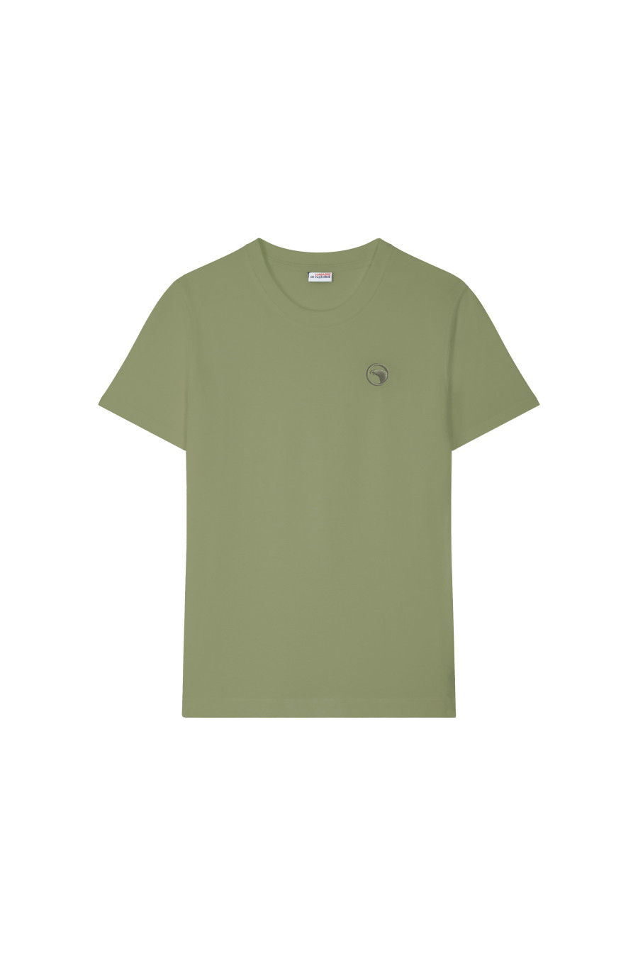 compagnie de californie SS25 KIDS T-SHIRT MC BROD LIGHT KAKI