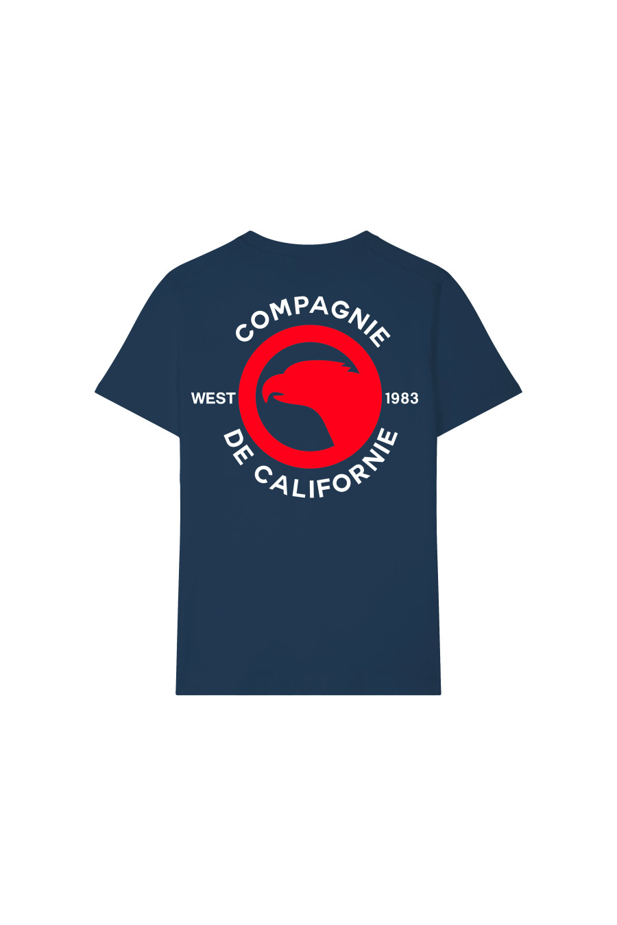 compagnie de californie SS25 T-SHIRT WEST 1983 MARINE