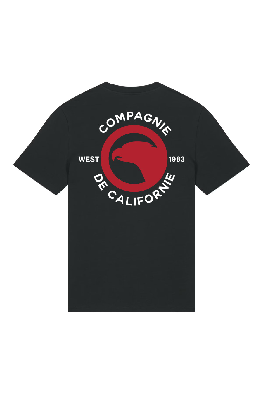 compagnie de californie SS25 T-SHIRT WEST 1983 NOIR