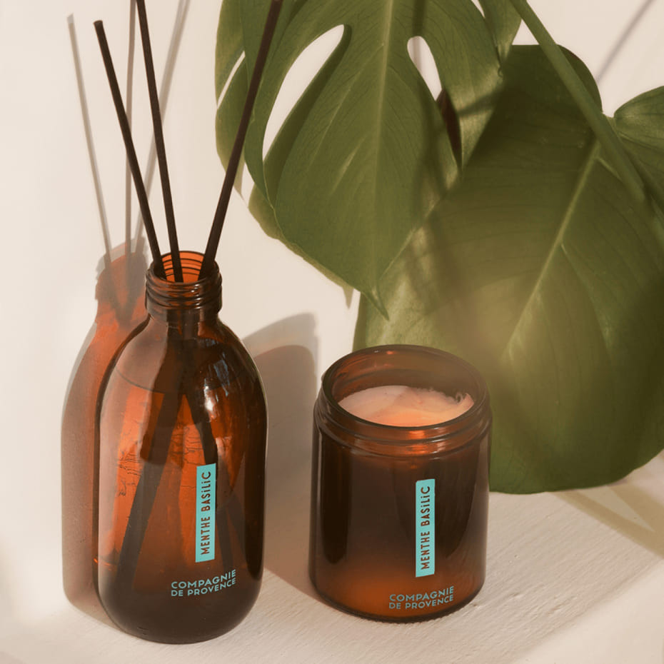 Compagnie De Provence Bougie Parfumée 150g Menthe Basilic - Compagnie De Provence