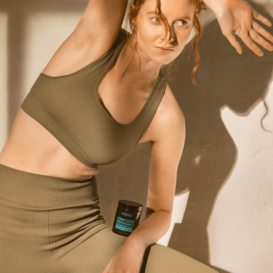 Compagnie De Provence Crème Corps Énergisante 180g Menthe Basilic - Compagnie De Provence