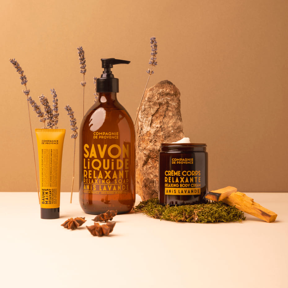 Compagnie De Provence Crème Corps Relaxante 180ml Anis Lavande - Compagnie De Provence