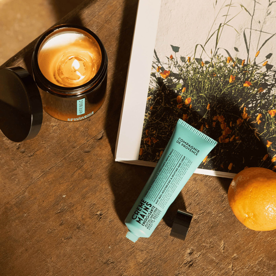 Compagnie De Provence Crème Mains Énergisante 30ml Menthe Basilic - Compagnie De Provence
