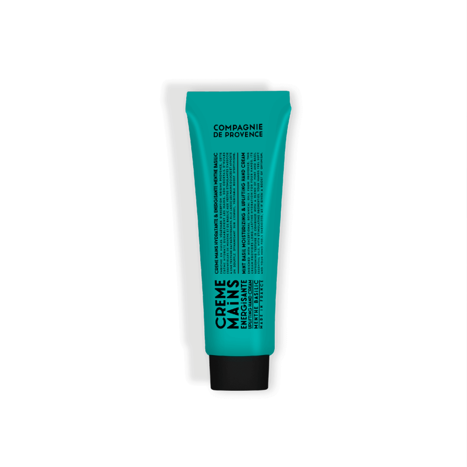 compagnie de provence Crème Mains Énergisante 30ml Menthe Basilic - Compagnie de Provence