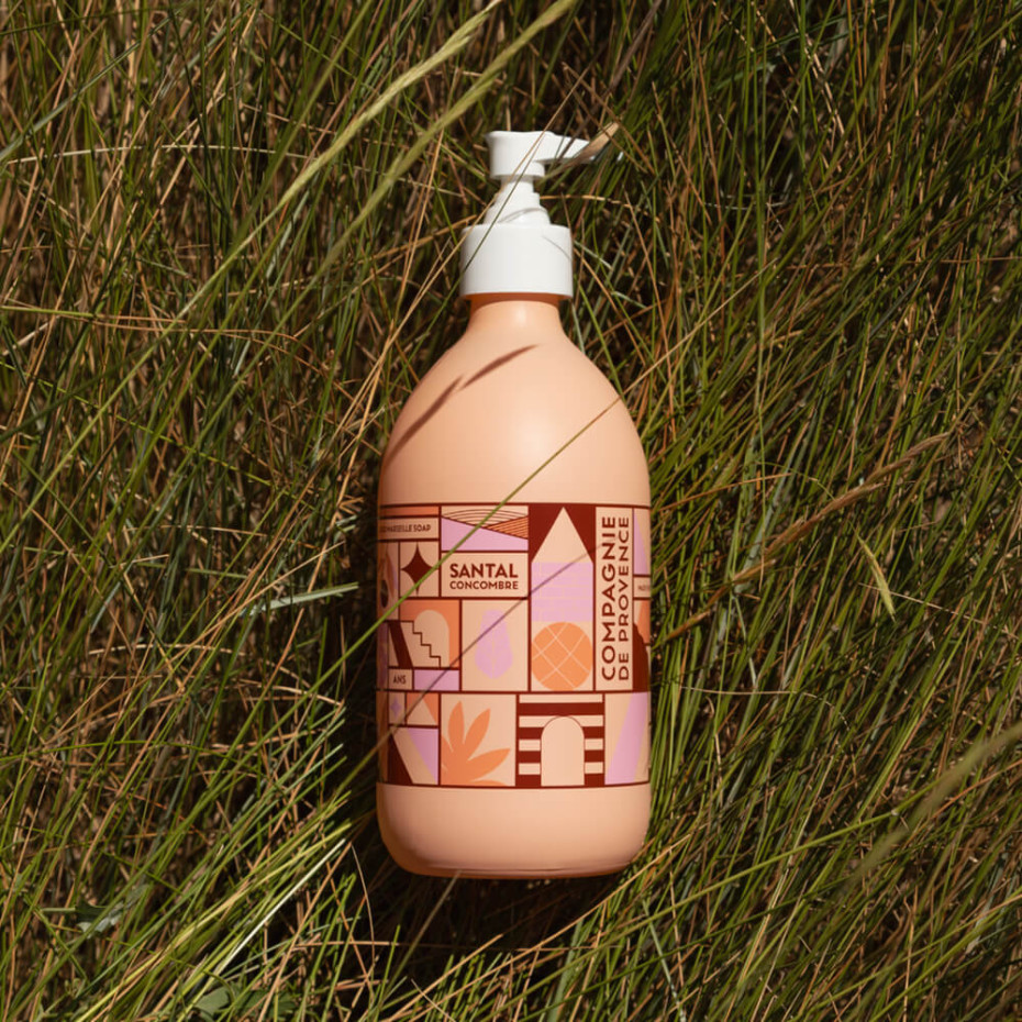 Compagnie De Provence Duo Savons Liquides Santal Concombre 2x495ml - La Compagnie De Provence