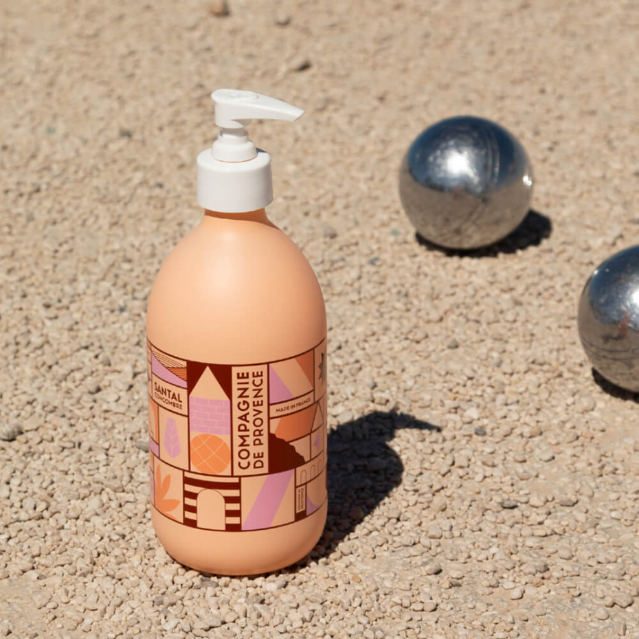 Compagnie De Provence Duo Savons Liquides Santal Concombre 2x495ml - La Compagnie De Provence