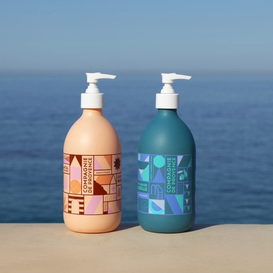 Compagnie De Provence Duo Savons Liquides Santal Concombre & Verveine Cédrat 2x495ml - La Compagnie De Provence