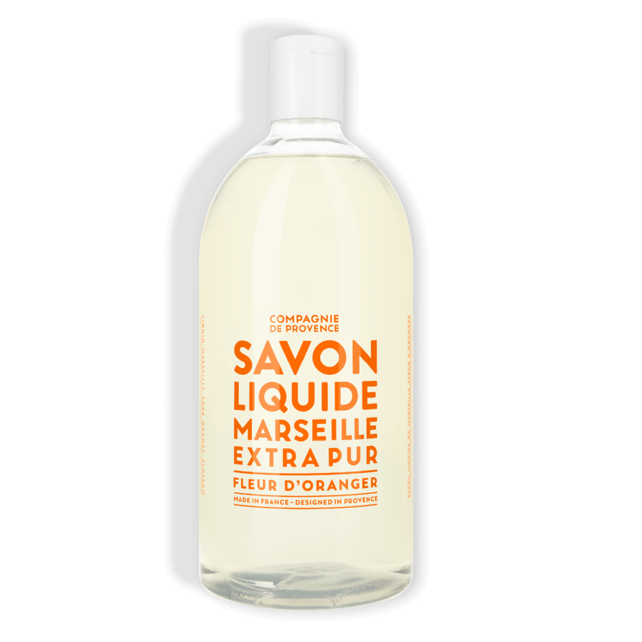 compagnie de provence Recharge Savon Liquide 1L Fleur d'Oranger - Compagnie de Provence