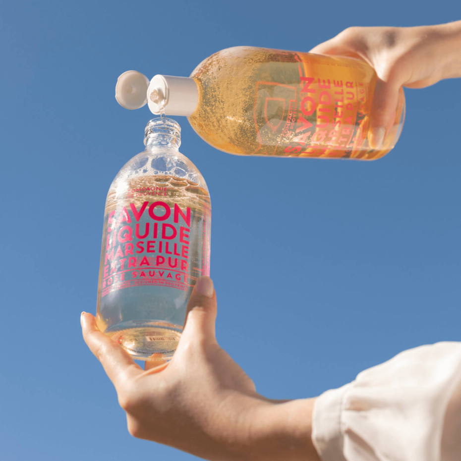Compagnie De Provence Recharge Savon Liquide De Marseille 1L Rose - Compagnie De Provence