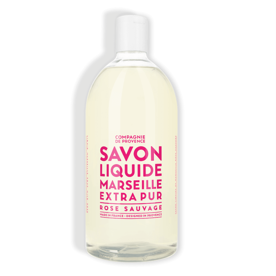 compagnie de provence Recharge Savon Liquide de Marseille 1L Rose - Compagnie de Provence