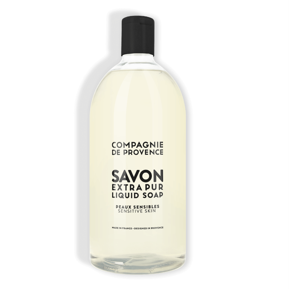 compagnie de provence Recharge Savon Liquide de Marseille Apaisant 1L - Peaux Sensibles