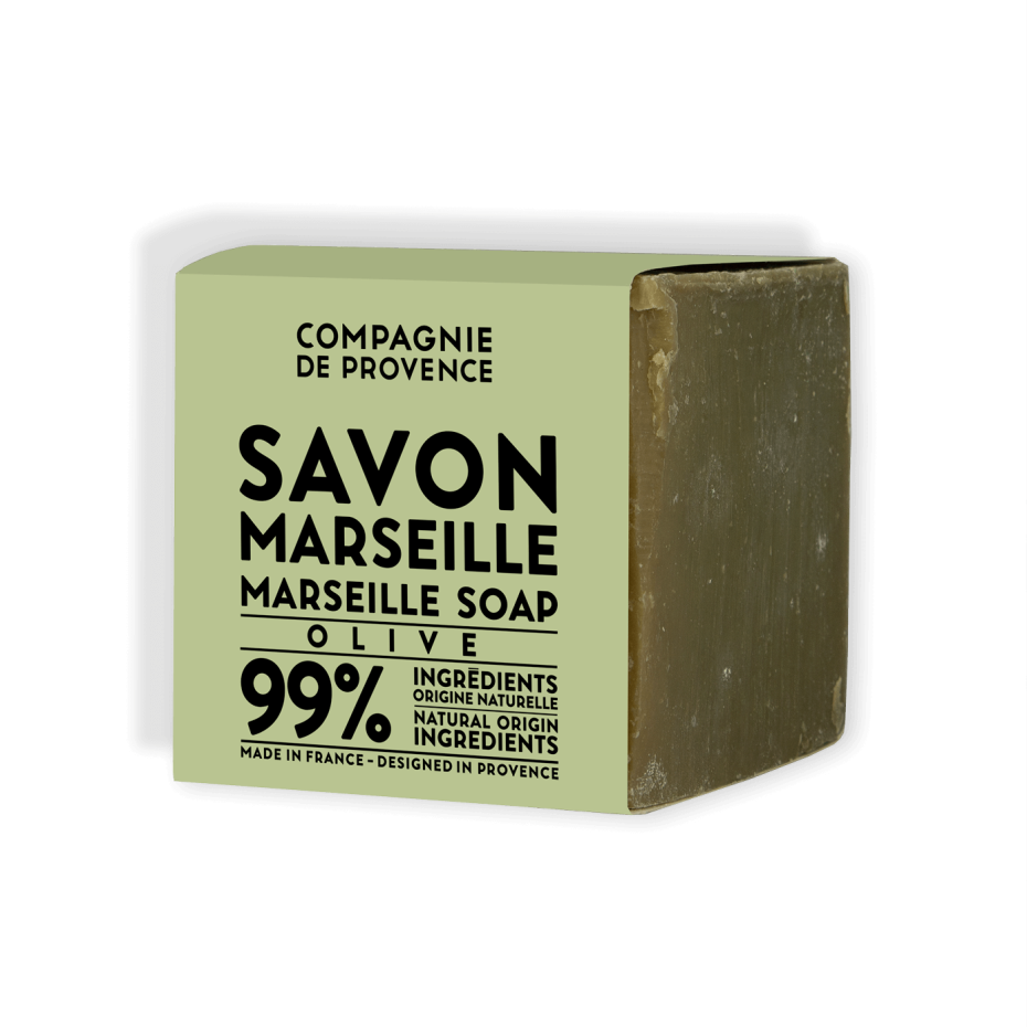 compagnie de provence Savon de Marseille en cube 400g Olive - Compagnie de Provence