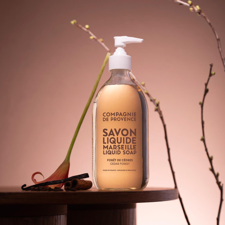 Compagnie De Provence Savon Liquide De Marseille 495ml Forêt De Cèdres - Compagnie De Provence