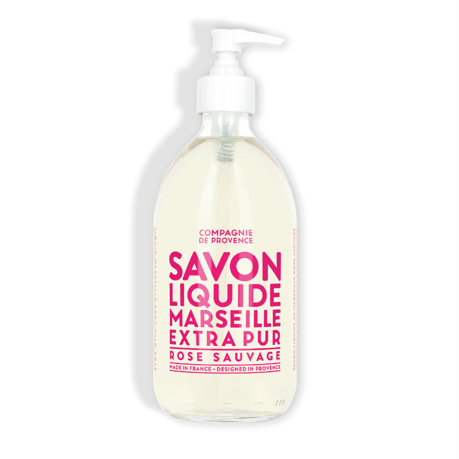 compagnie de provence Savon Liquide de Marseille 495ml Rose Sauvage - Compagnie de Provence