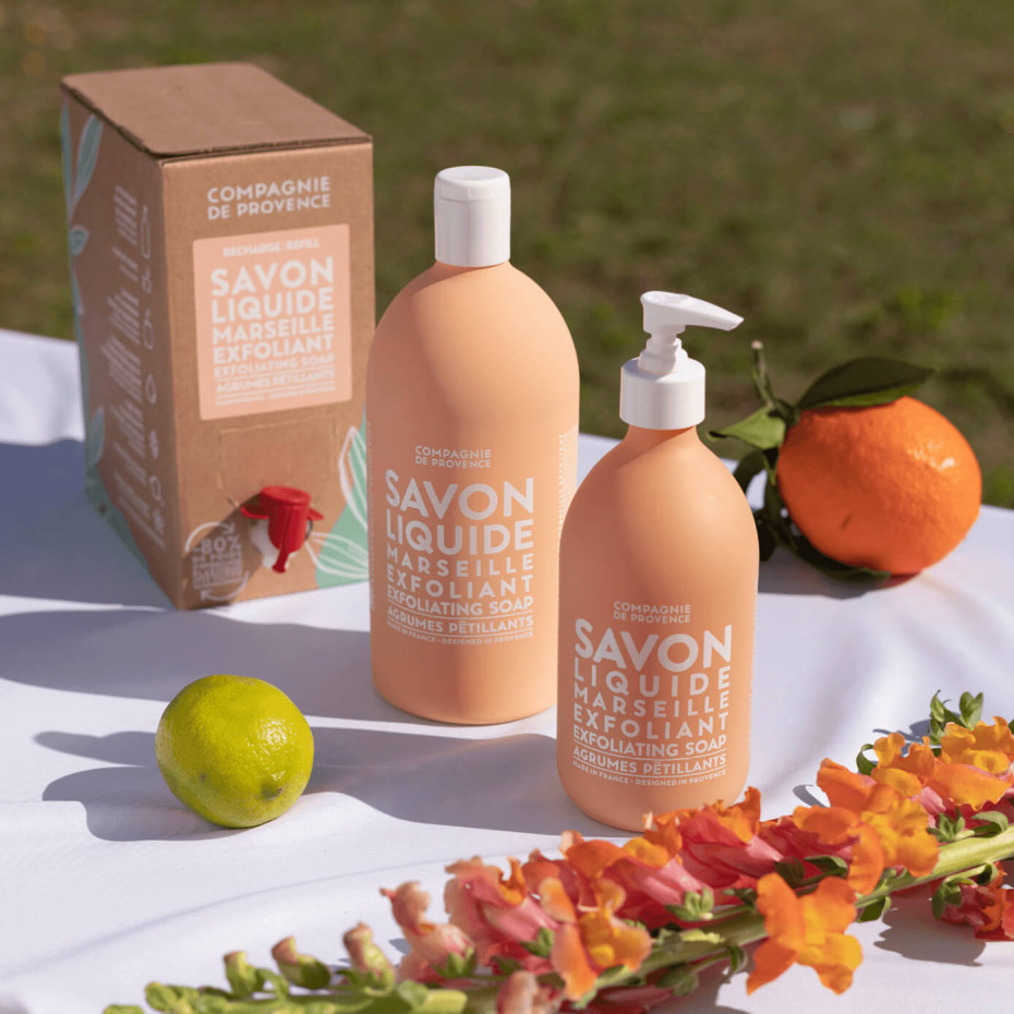 Compagnie De Provence Savon Liquide De Marseille - Eco-recharge 3L Agrumes Pétillants - Compagnie De Provence