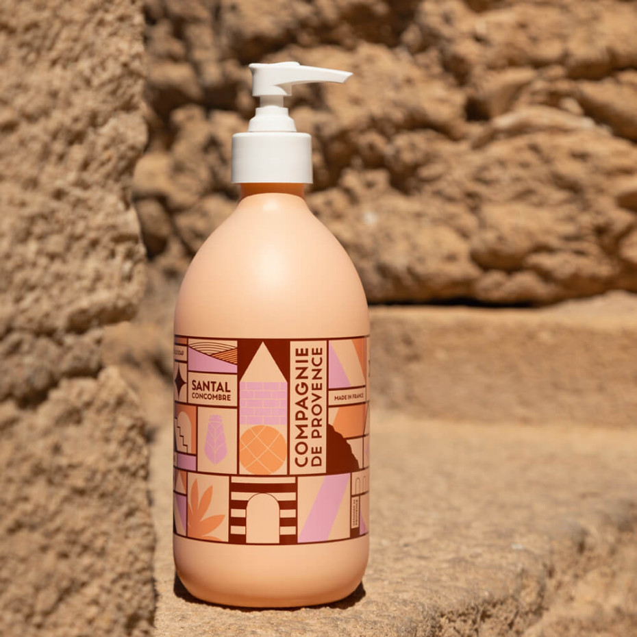 Compagnie De Provence Savon Liquide De Marseille Santal Concombre 495ml - La Compagnie De Provence