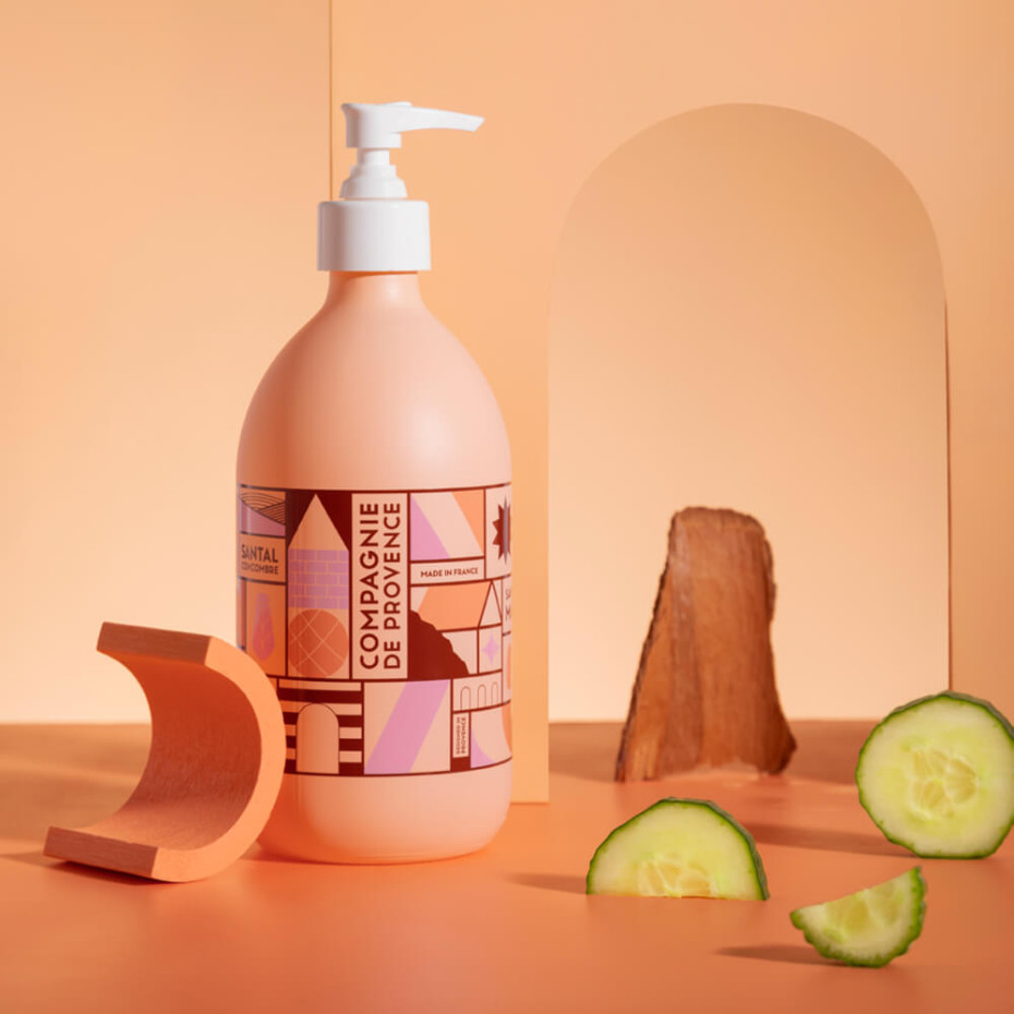 Compagnie De Provence Savon Liquide De Marseille Santal Concombre 495ml - La Compagnie De Provence