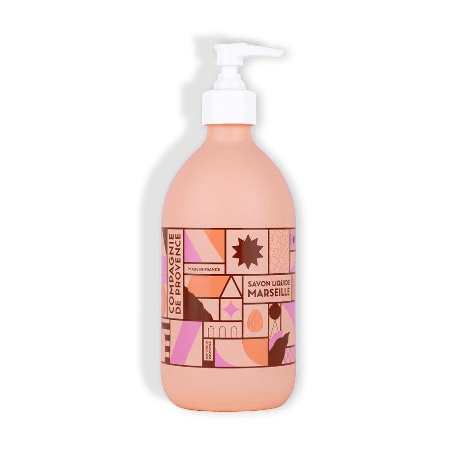compagnie de provence Savon liquide de Marseille Santal Concombre 495ml - La Compagnie de Provence