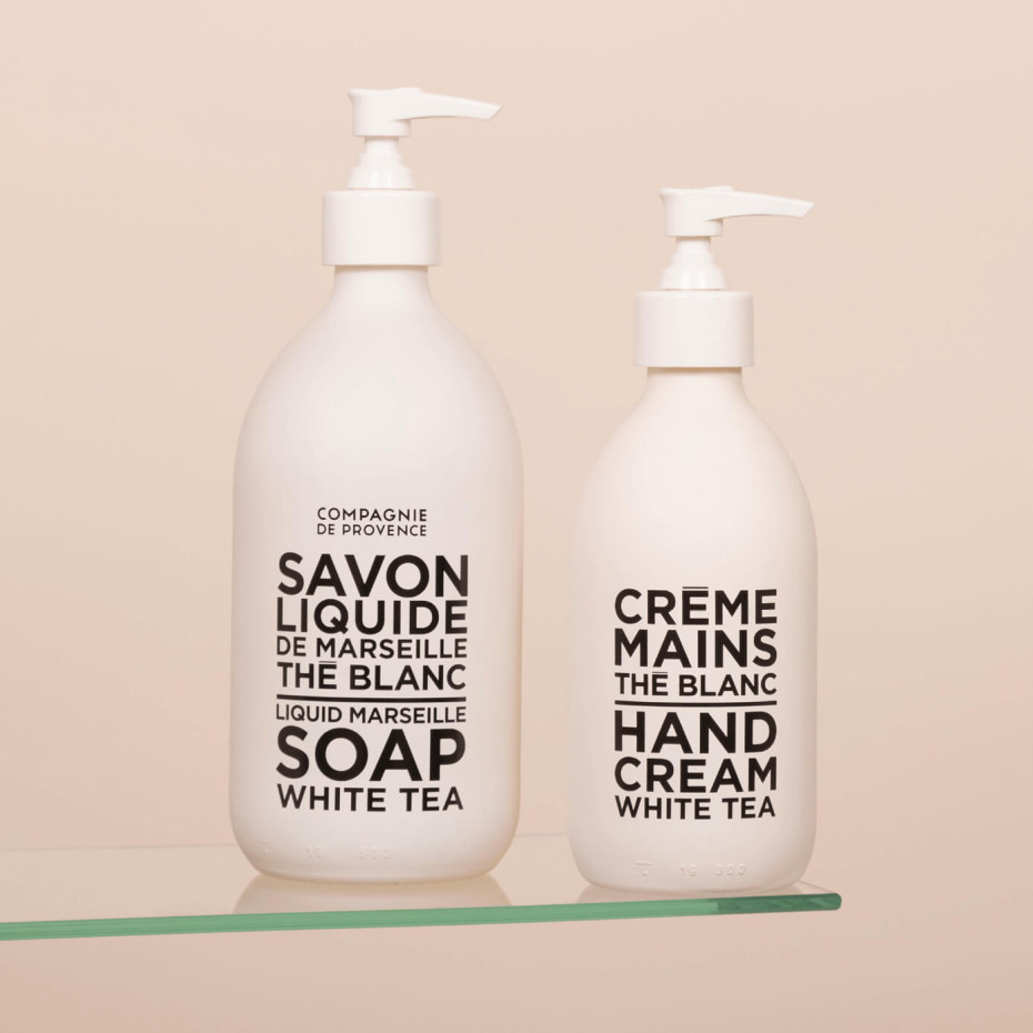 Compagnie De Provence Savon Liquide De Marseille Thé Blanc 495ml - La Compagnie De Provence