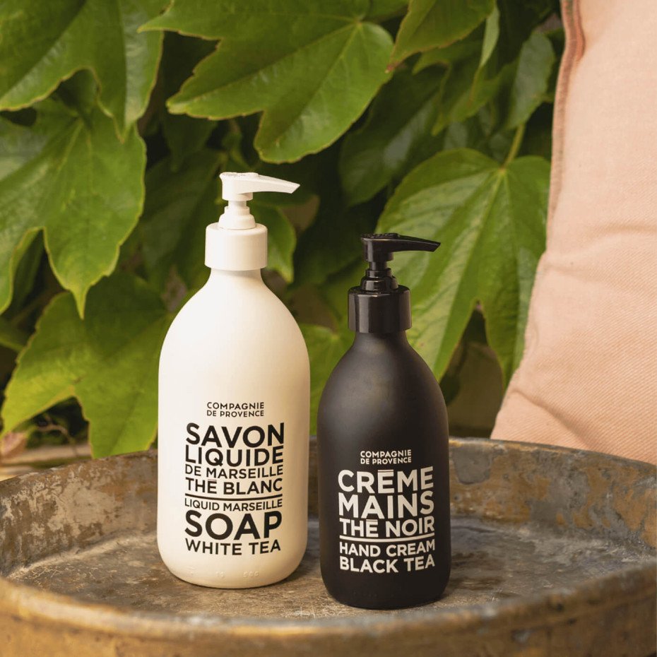 Compagnie De Provence Savon Liquide De Marseille Thé Blanc 495ml - La Compagnie De Provence