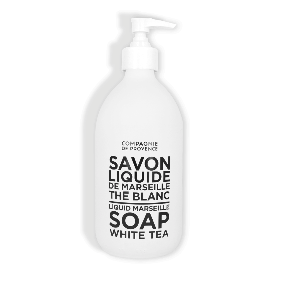 compagnie de provence Savon Liquide de Marseille Thé Blanc 495ml - La Compagnie de Provence