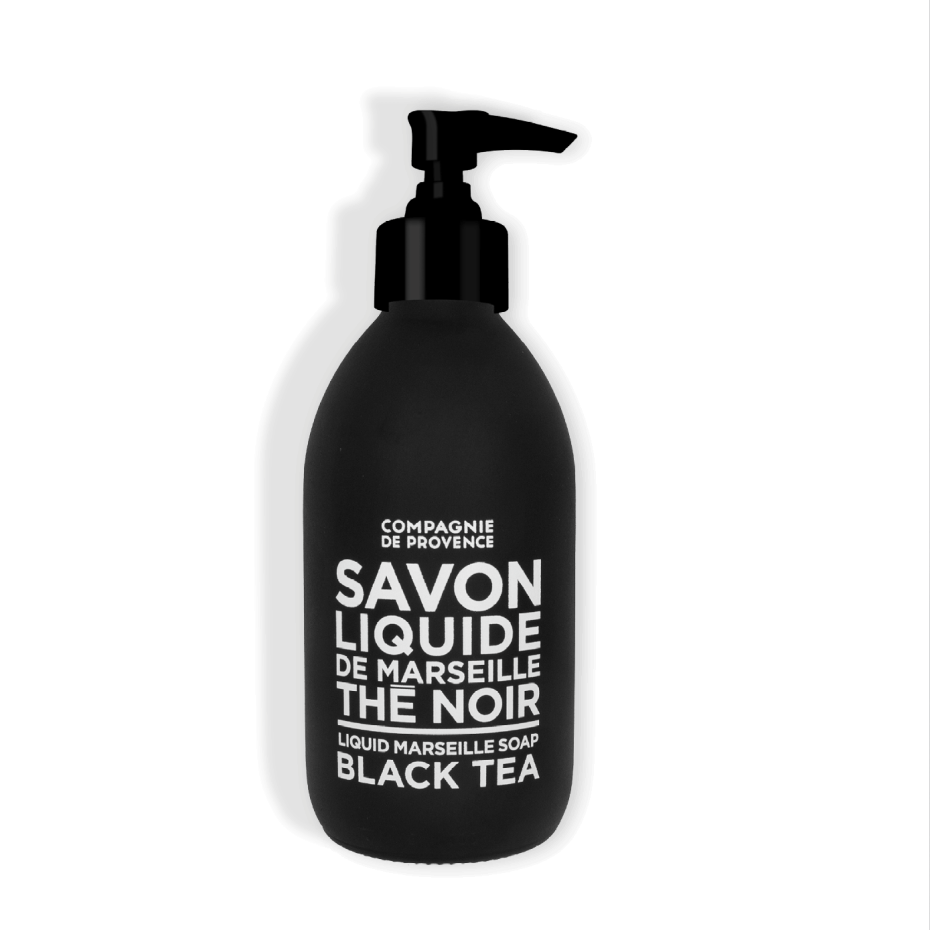 compagnie de provence Savon Liquide de Marseille Thé Noir 300ml - La Compagnie de Provence