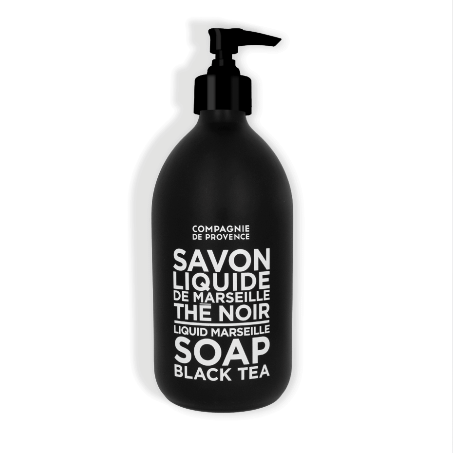compagnie de provence Savon Liquide de Marseille Thé Noir 495 ml - La Compagnie de Provence