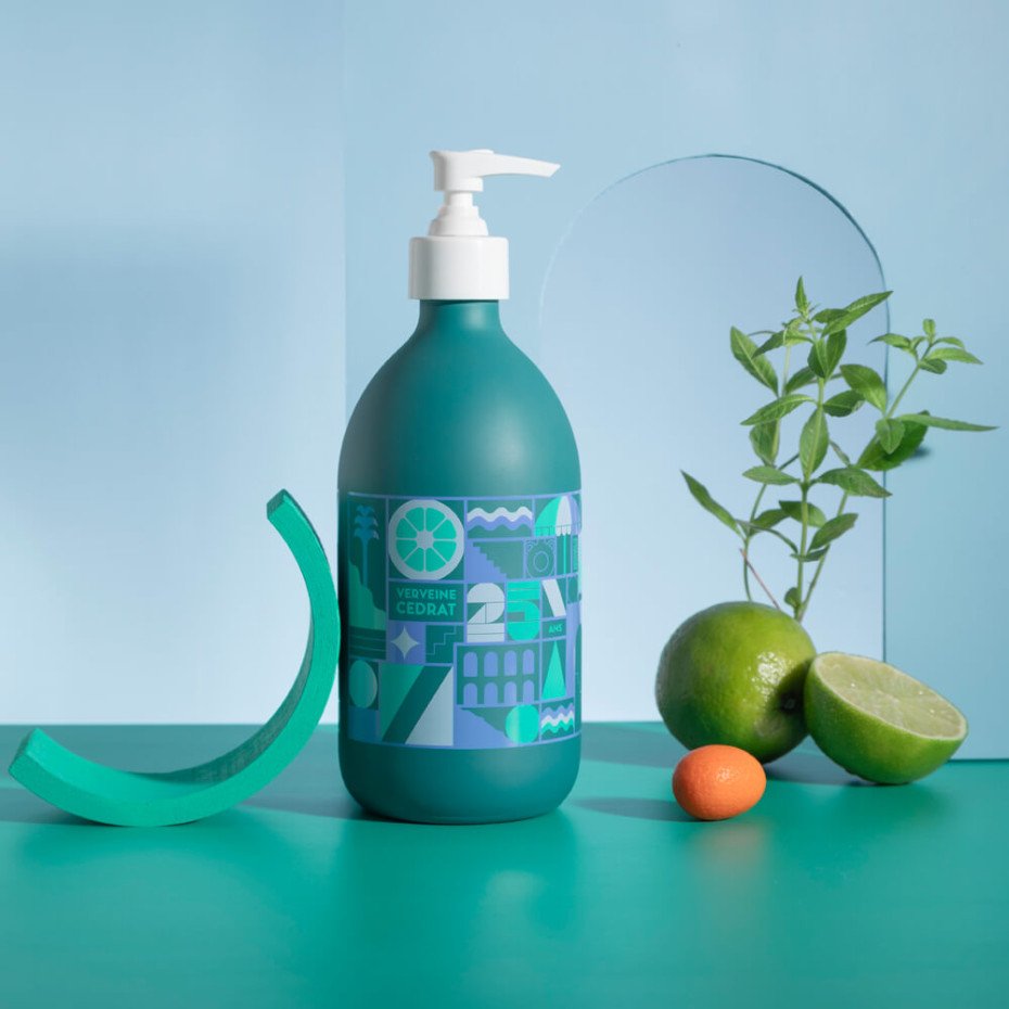Compagnie De Provence Savon Liquide De Marseille Verveine Cédrat 495ml - La Compagnie De Provence