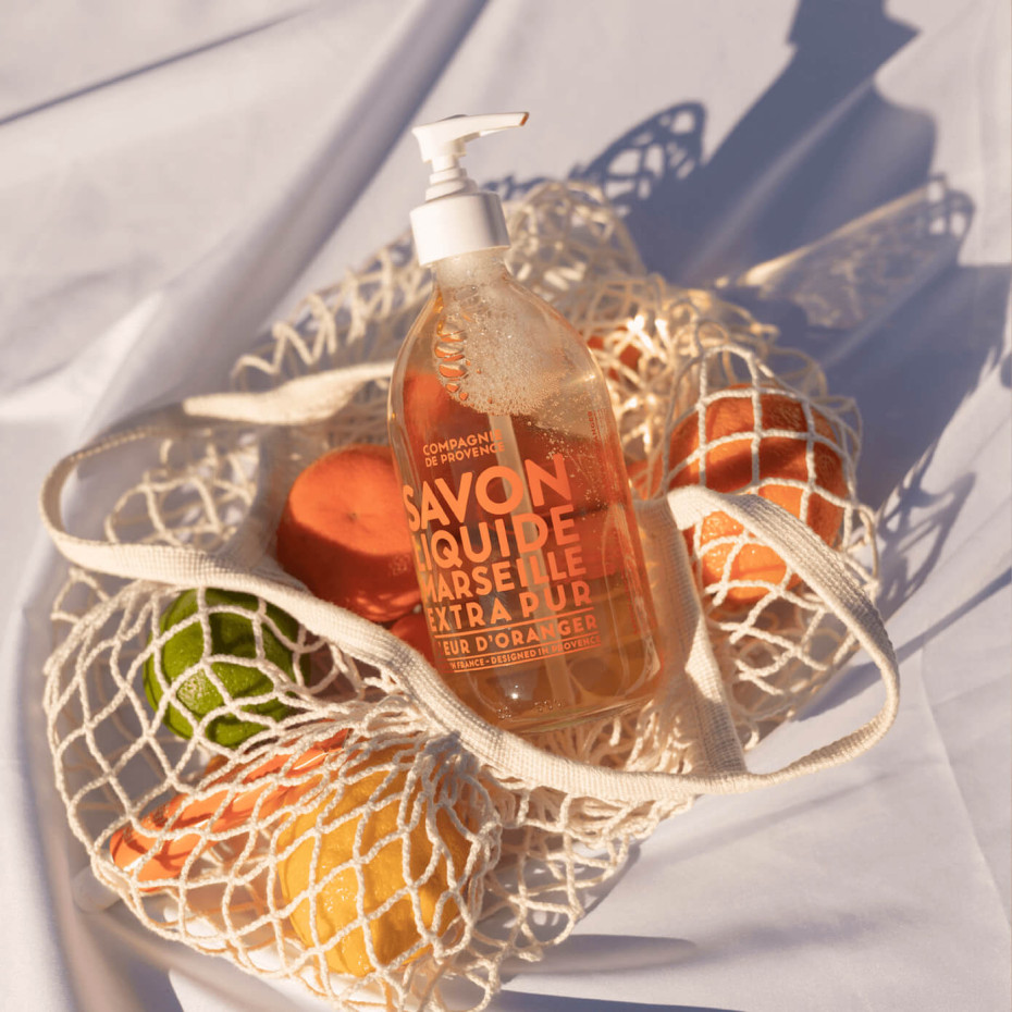 Compagnie De Provence Savon Liquide Marseille 495ml Fleur D'Oranger - Compagnie De Provence