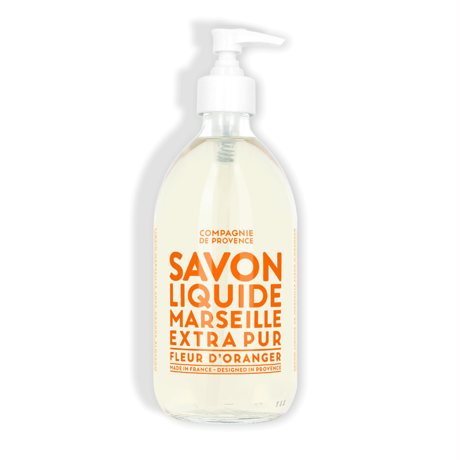 compagnie de provence Savon Liquide Marseille 495ml Fleur d'Oranger - Compagnie de Provence