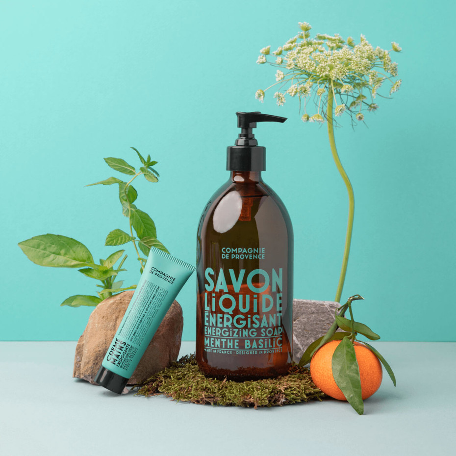 Compagnie De Provence Savon Liquide Marseille 500ml Menthe Basilic - Compagnie De Provence