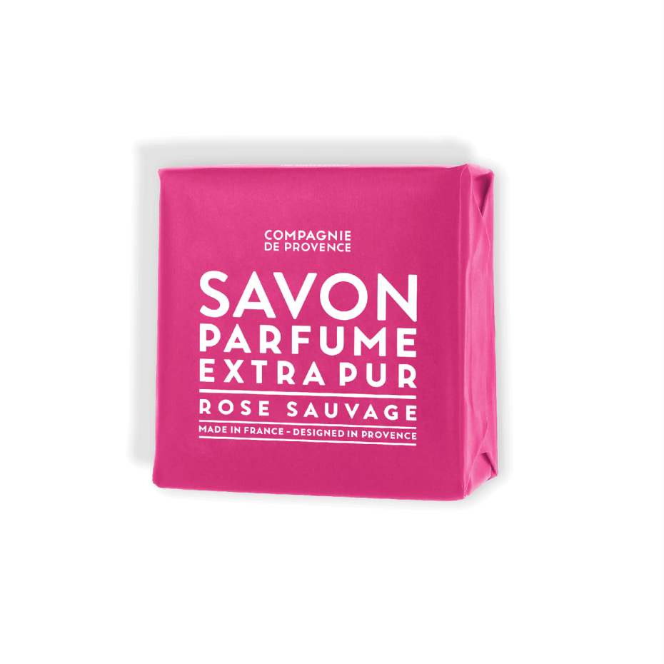 compagnie de provence Savon Solide parfumé 100g Rose Sauvage - Compagnie de Provence
