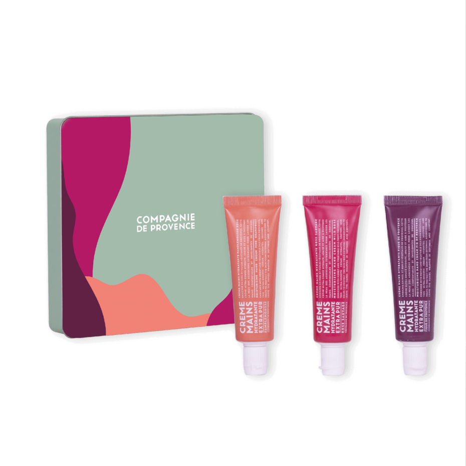 compagnie de provence Trio Crème Mains - Pamplemousse Rose Sauvage et Figue de Provence - Compagnie de Provence