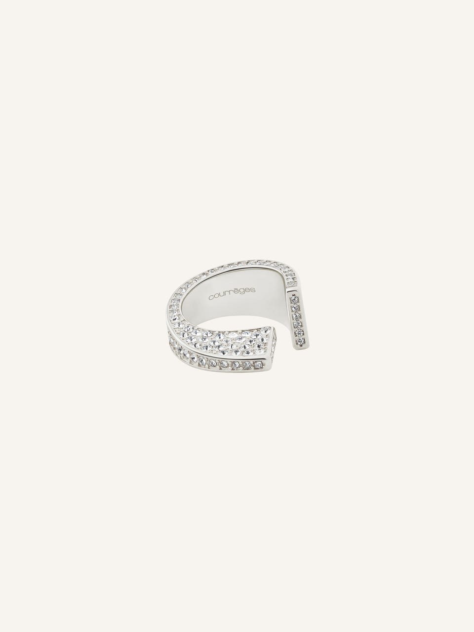 Courrèges BAGUE ONE À STRASS
