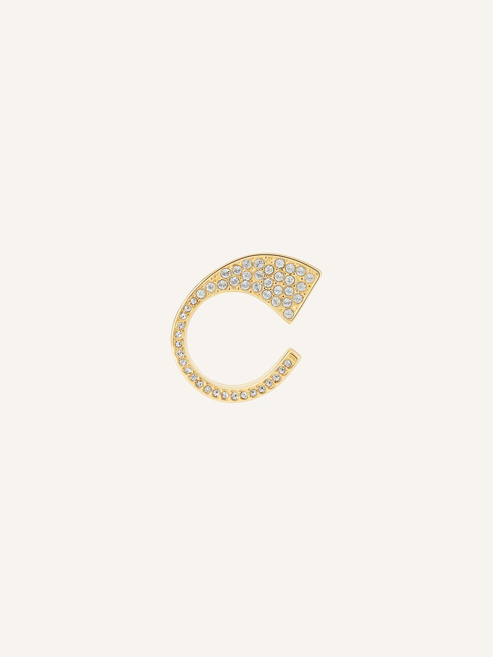 courrèges BAGUE ONE À STRASS