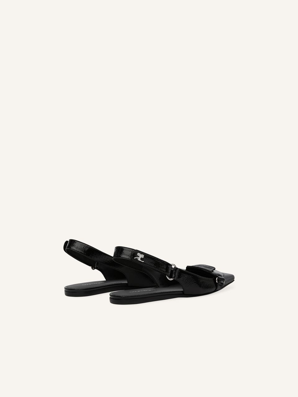 Courrèges BALLERINES SLINGBACK RACER EN VINYLE