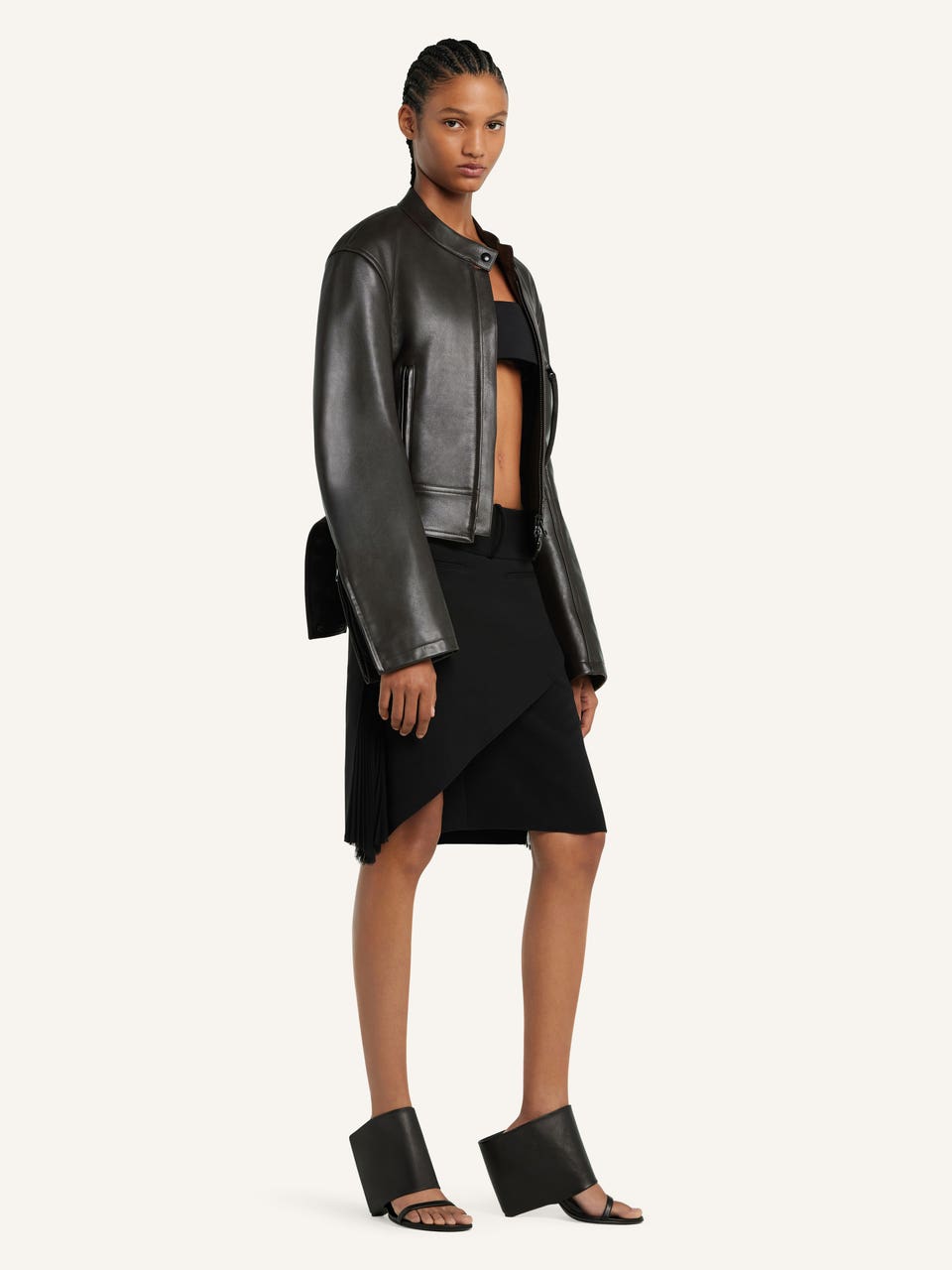 Courrèges BIKER SCUBA EN CUIR