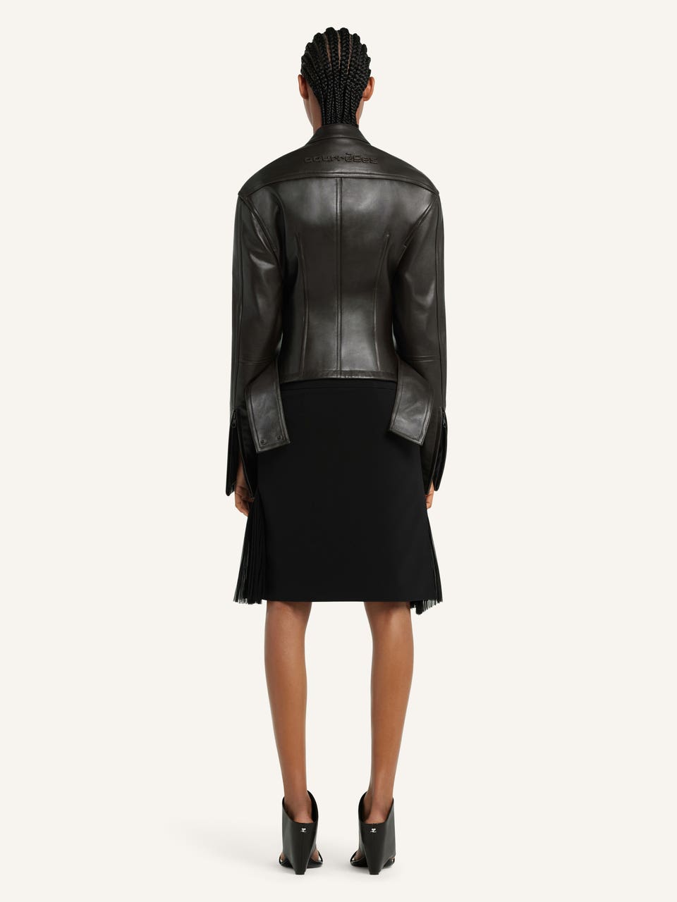 Courrèges BIKER SCUBA EN CUIR
