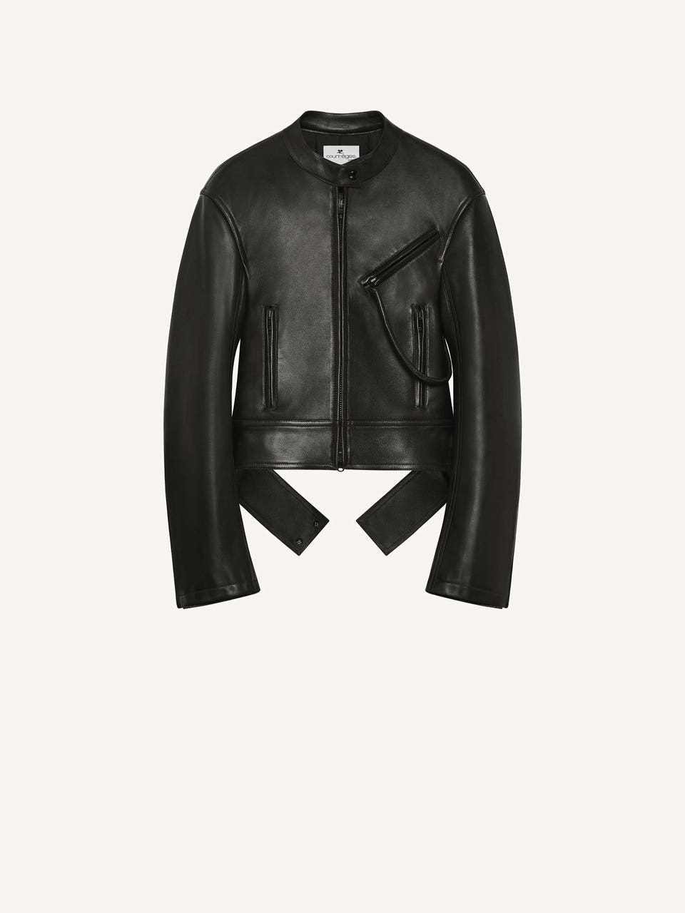 courrèges BIKER SCUBA EN CUIR