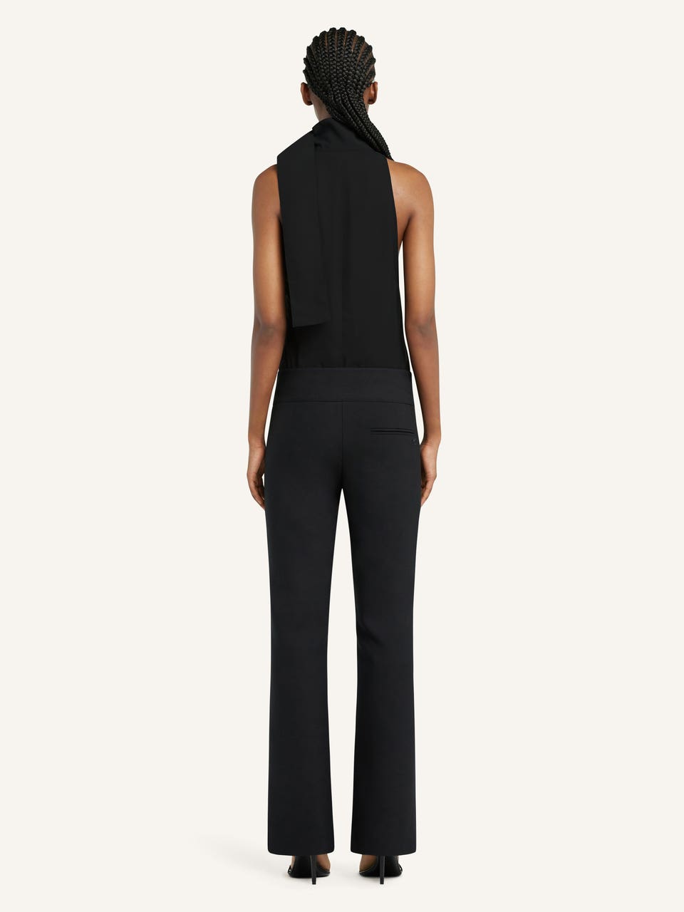 Courrèges BLOUSE COL FOULARD SANS MANCHES